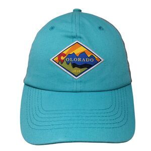 Colorado 1876 Slideback Hat Multicolor OSFM Embroidered 6 Panel Cotton Snow